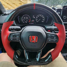 Load image into Gallery viewer, For Honda Civic FL5 Carbon Fiber Steering Wheel | GM. Modi-Hub