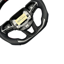Load image into Gallery viewer, GM. Modi-Hub For Dodge 2016-2023 Charger / 2015-2023 Challenger / 2014-2023 Durango Carbon Fiber Steering Wheel