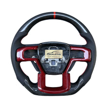 Load image into Gallery viewer, GM. Modi-Hub For Ford 2015-2020 F150 Raptor / 2017-2022 F250/ 2017-2022 F350 Carbon Fiber Steering Wheel