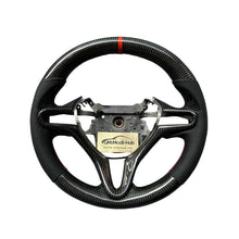 Load image into Gallery viewer, Round Shape Carbon Fiber Steering Wheel For Honda 8th gen Civic 2006-2011 | GM. Modi-Hub