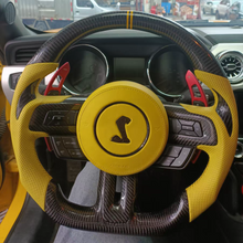 Load image into Gallery viewer, Carbon Fiber Steering Wheel For Ford Mustang 2015-2017 | GM. Modi-Hub