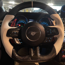 Load image into Gallery viewer, Carbon Fiber Steering Wheel For Ford Mustang 2017 | GM. Modi-Hub
