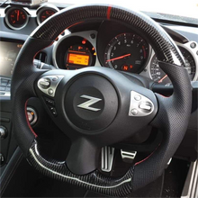 Load image into Gallery viewer, Carbon Fiber Steering Wheel For Nissan 370Z 2009-2020 | GM. Modi-Hub