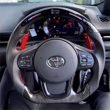 Load image into Gallery viewer, GM. Modi-Hub For Toyota 2020-2025 Supra MKV MK5 A90 A91 Carbon Fiber Steering Wheel With LED