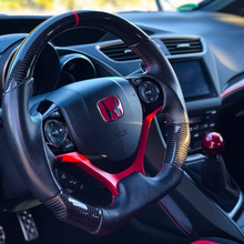 Load image into Gallery viewer, GM. Modi-Hub For Honda 9th gen Civic 2012-2015 Carbon Fiber Steering Wheel