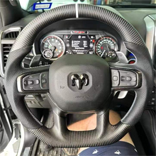 Load image into Gallery viewer, GM. Modi-Hub For 2019-2025 Dodge Ram 1500 2500 3500 Carbon Fiber Steering Wheel