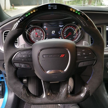 Load image into Gallery viewer, GM. Modi-Hub For Dodge 2016-2023 Charger / 2015-2023 Challenger / 2014-2023 Durango Carbon Fiber Steering Wheel