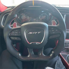 Load image into Gallery viewer, GM. Modi-Hub For Dodge 2016-2023 Charger / 2015-2023 Challenger / 2014-2023 Durango Carbon Fiber Steering Wheel