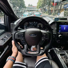Load image into Gallery viewer, GM. Modi-Hub For Ford 2015-2020 F150 Raptor / 2017-2022 F250/ 2017-2022 F350 Carbon Fiber Steering Wheel