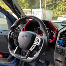 Load image into Gallery viewer, GM. Modi-Hub For Ford 2015-2020 F150 Raptor / 2017-2022 F250/ 2017-2022 F350 Carbon Fiber Steering Wheel