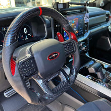 Load image into Gallery viewer, GM. Modi-Hub For Ford 2021-2026 F150 Raptor Carbon Fiber Steering Wheel