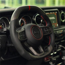 Load image into Gallery viewer, GM. Modi-Hub For Jeep 2019-2026 Wrangler / 2018-2026 Gladiator Carbon Fiber Steering Wheel
