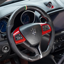 Load image into Gallery viewer, GM. Modi-Hub For Maserati 2014-2020 Ghibli / 2017-2023 Levante / 2014-2022 Quattroporte Carbon Fiber Steering Wheel
