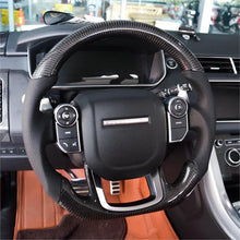 Load image into Gallery viewer, GM. Modi-Hub For Land Rover 2014-2021 Range Rover / 2018-2020 Range Rover Velar / 2020-2022 Range Rover Evoque / 2020-2023 Discovery Sport Carbon Fiber Steering Wheel