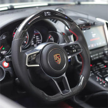 Load image into Gallery viewer, GM. Modi-Hub For Porsche 2013-2019 911 / 2014-2020 Macan / 2015-2024 Cayenne / 2016-2023 718 / 2017-2024 Panamera / 2016-2023 718 Boxster / 2012-2023 718 Cayman / 2015 918 Carbon Fiber Steering Wheel