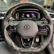 Load image into Gallery viewer, GM. Modi-Hub For VW 2020+ Golf 8 MK8 GTI Passat B8 Jetta Arteon Tiguan Atlas Taos Carbon Fiber Steering Wheel