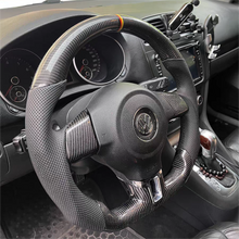 Load image into Gallery viewer, GM. Modi-Hub For VW 2010-2014 MK6 / 2006-2010 Jetta / 2010-2015 Passat / 2011-2018 Tiguan / 2009-2017 CC Carbon Fiber Steering Wheel