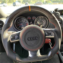Load image into Gallery viewer, GM. Modi-Hub For Audi 2008-2015 TT MK2 R8 TT TTS TTRS Carbon Fiber Steering Wheel