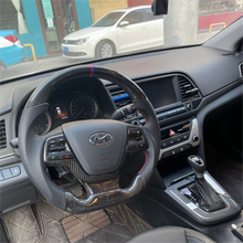 Load image into Gallery viewer, GM. Modi-Hub For Hyundai 2017-2018 Elantra / 2019-2020 Accent Carbon Fiber Steering Wheel