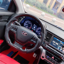 Load image into Gallery viewer, GM. Modi-Hub For Hyundai 2017-2018 Elantra / 2019-2020 Accent Carbon Fiber Steering Wheel