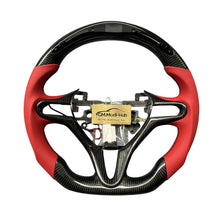 Load image into Gallery viewer, GM. Modi-Hub For Honda 8th gen Civic 2006-2011 Carbon Fiber Steering Wheel With LED