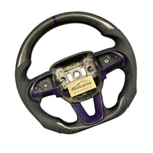 Load image into Gallery viewer, GM. Modi-Hub For Dodge 2016-2023 Charger / 2015-2023 Challenger / 2014-2023 Durango Carbon Fiber Steering Wheel