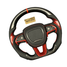 Load image into Gallery viewer, GM. Modi-Hub For Dodge 2016-2023 Charger / 2015-2023 Challenger / 2014-2023 Durango Carbon Fiber Steering Wheel