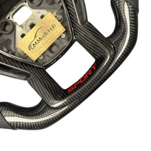 Load image into Gallery viewer, GM. Modi-Hub For Ford 2015-2020 F150 Raptor / 2017-2022 F250/ 2017-2022 F350 Carbon Fiber Steering Wheel