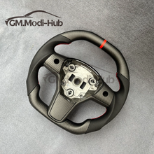 Load image into Gallery viewer, GM. Modi-Hub For Tesla Model 3 Y Carbon Fiber Steering Wheel