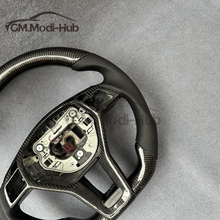 Load image into Gallery viewer, GM. Modi-Hub For Benz W176 W204 W212 W218 E63AMG C63AMG CLA45AMG CLS63AMG C-Class E-Class CLA-Class GLA-Class CLS Carbon Fiber Steering Wheel