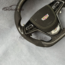 Load image into Gallery viewer, GM. Modi-Hub For Cadillac 2013-2019 ATS / 2014-2016 ELR / 2014-2019 CTS Carbon Fiber Steering Wheel