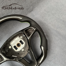 Load image into Gallery viewer, GM. Modi-Hub For Benz W176 W246 W213 C250 C300 C180 A-Class C-Class E-Class CLA-Class GLS-Class Carbon Fiber Steering Wheel