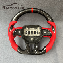 Load image into Gallery viewer, GM. Modi-Hub For Dodge 2016-2023 Charger / 2015-2023 Challenger / 2014-2023 Durango Carbon Fiber Steering Wheel