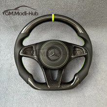 Load image into Gallery viewer, GM. Modi-Hub For Benz W176 W246 W213 C250 C300 C180 A-Class C-Class E-Class CLA-Class GLS-Class Carbon Fiber Steering Wheel