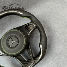 Load image into Gallery viewer, GM. Modi-Hub For Benz W176 W246 W213 C250 C300 C180 A-Class C-Class E-Class CLA-Class GLS-Class Carbon Fiber Steering Wheel
