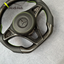 Load image into Gallery viewer, GM. Modi-Hub For Benz W176 W246 W213 C250 C300 C180 A-Class C-Class E-Class CLA-Class GLS-Class Carbon Fiber Steering Wheel
