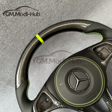 Load image into Gallery viewer, GM. Modi-Hub For Benz W176 W246 W213 C250 C300 C180 A-Class C-Class E-Class CLA-Class GLS-Class Carbon Fiber Steering Wheel