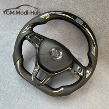 Load image into Gallery viewer, GM. Modi-Hub For VW 2015-2019 Jetta Golf 7 / 2016-2020 Passat / 2019-2020 Arteon / 2018-2021 Tiguan / 2018-2019 Atlas Carbon Fiber Steering Wheel