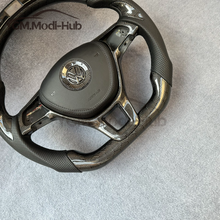 Load image into Gallery viewer, GM. Modi-Hub For VW 2015-2019 Jetta Golf 7 / 2016-2020 Passat / 2019-2020 Arteon / 2018-2021 Tiguan / 2018-2019 Atlas Carbon Fiber Steering Wheel