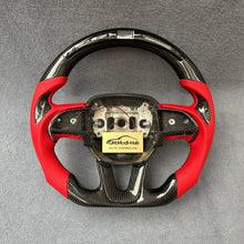 Load image into Gallery viewer, GM. Modi-Hub For Dodge 2016-2023 Charger / 2015-2023 Challenger / 2014-2023 Durango Carbon Fiber Steering Wheel