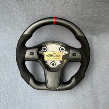 Load image into Gallery viewer, GM. Modi-Hub For Tesla Model 3 Y Carbon Fiber Steering Wheel