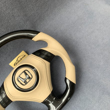 Load image into Gallery viewer, GM. Modi-Hub For Honda 2003-2007 Accord CL9 CL7 /Acura 2004-2008 TSX Carbon Fiber Steering Wheel