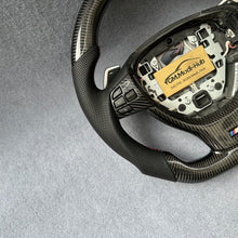 Load image into Gallery viewer, GM. Modi-Hub For BMW F10 F11 F06 F12 F13 F01 F02 F03 F04 Carbon Fiber Steering Wheel with paddle
