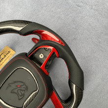 Load image into Gallery viewer, GM. Modi-Hub For Dodge 2016-2023 Charger / 2015-2023 Challenger / 2014-2023 Durango Carbon Fiber Steering Wheel