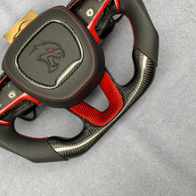 Load image into Gallery viewer, GM. Modi-Hub For Dodge 2016-2023 Charger / 2015-2023 Challenger / 2014-2023 Durango Carbon Fiber Steering Wheel