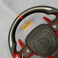 Load image into Gallery viewer, GM. Modi-Hub For Dodge 2016-2023 Charger / 2015-2023 Challenger / 2014-2023 Durango Carbon Fiber Steering Wheel