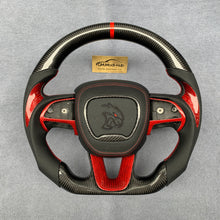 Load image into Gallery viewer, GM. Modi-Hub For Dodge 2016-2023 Charger / 2015-2023 Challenger / 2014-2023 Durango Carbon Fiber Steering Wheel