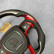 Load image into Gallery viewer, GM. Modi-Hub For Dodge 2016-2023 Charger / 2015-2023 Challenger / 2014-2023 Durango Carbon Fiber Steering Wheel