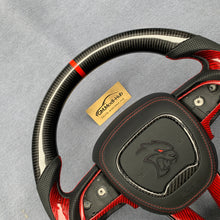 Load image into Gallery viewer, GM. Modi-Hub For Dodge 2016-2023 Charger / 2015-2023 Challenger / 2014-2023 Durango Carbon Fiber Steering Wheel