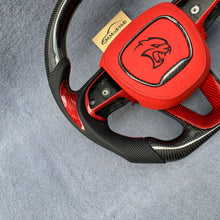 Load image into Gallery viewer, GM. Modi-Hub For Dodge 2016-2023 Charger / 2015-2023 Challenger / 2014-2023 Durango Carbon Fiber Steering Wheel